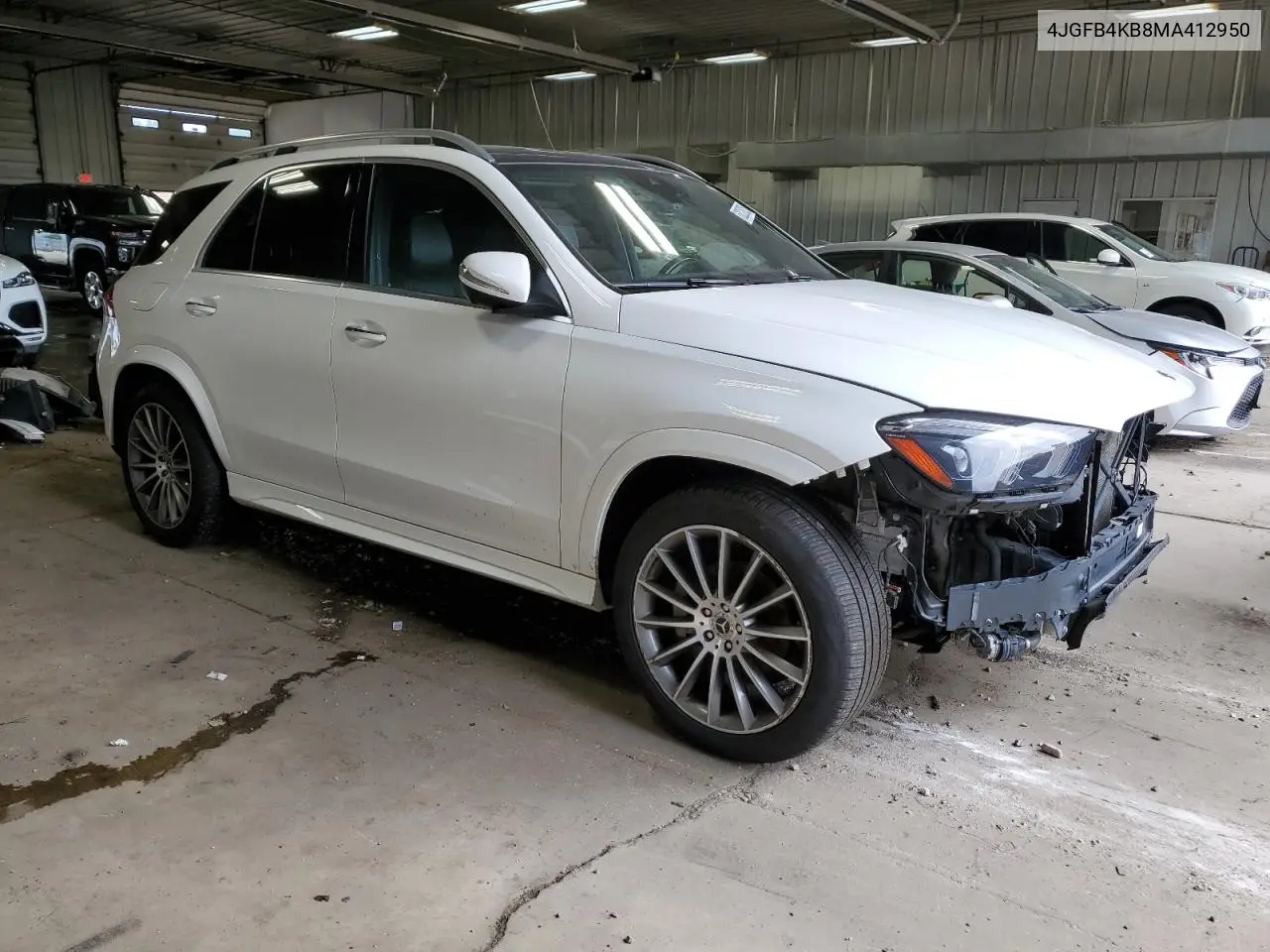 2021 Mercedes-Benz Gle 350 4Matic VIN: 4JGFB4KB8MA412950 Lot: 62020225