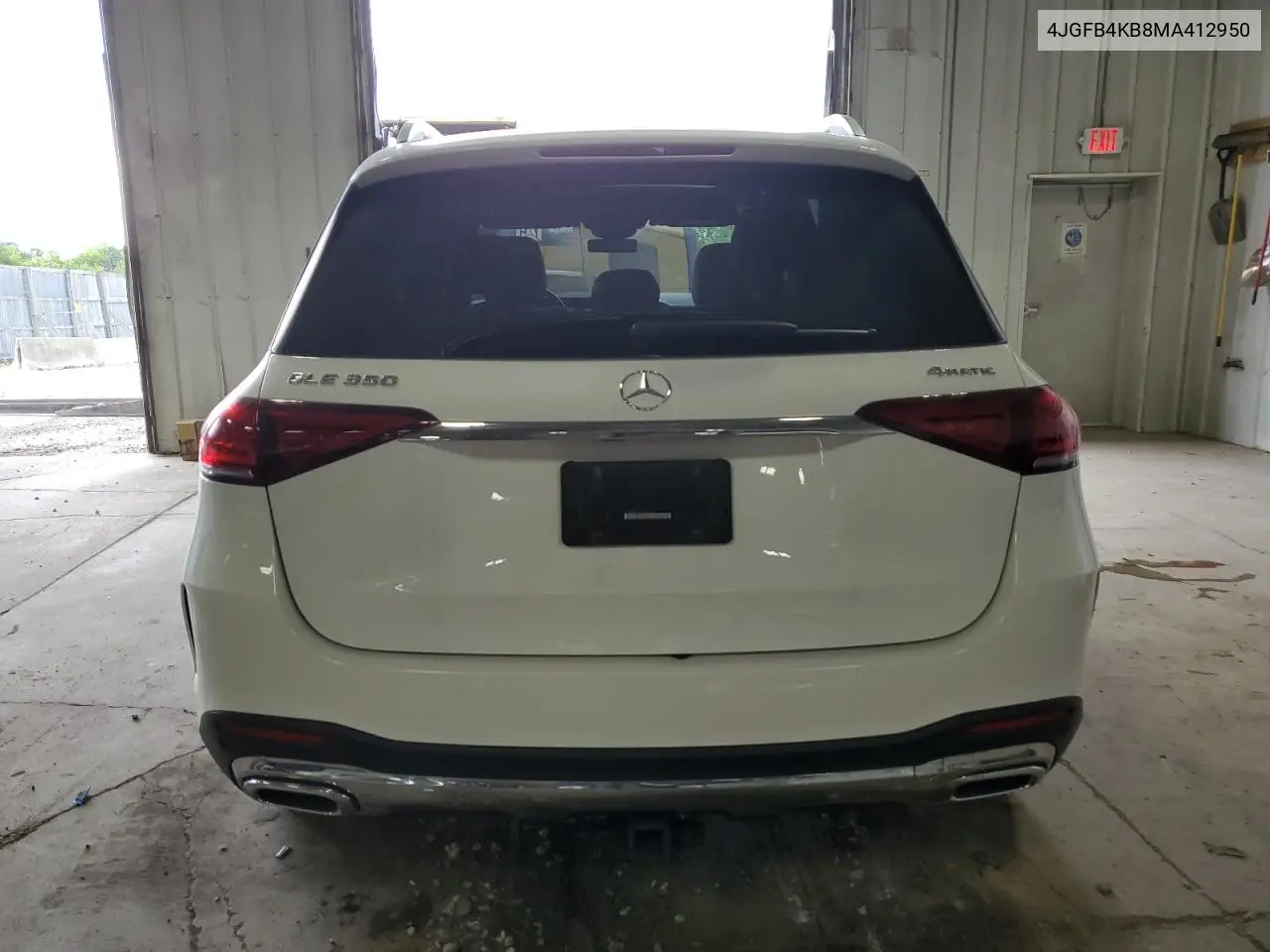 2021 Mercedes-Benz Gle 350 4Matic VIN: 4JGFB4KB8MA412950 Lot: 62020225