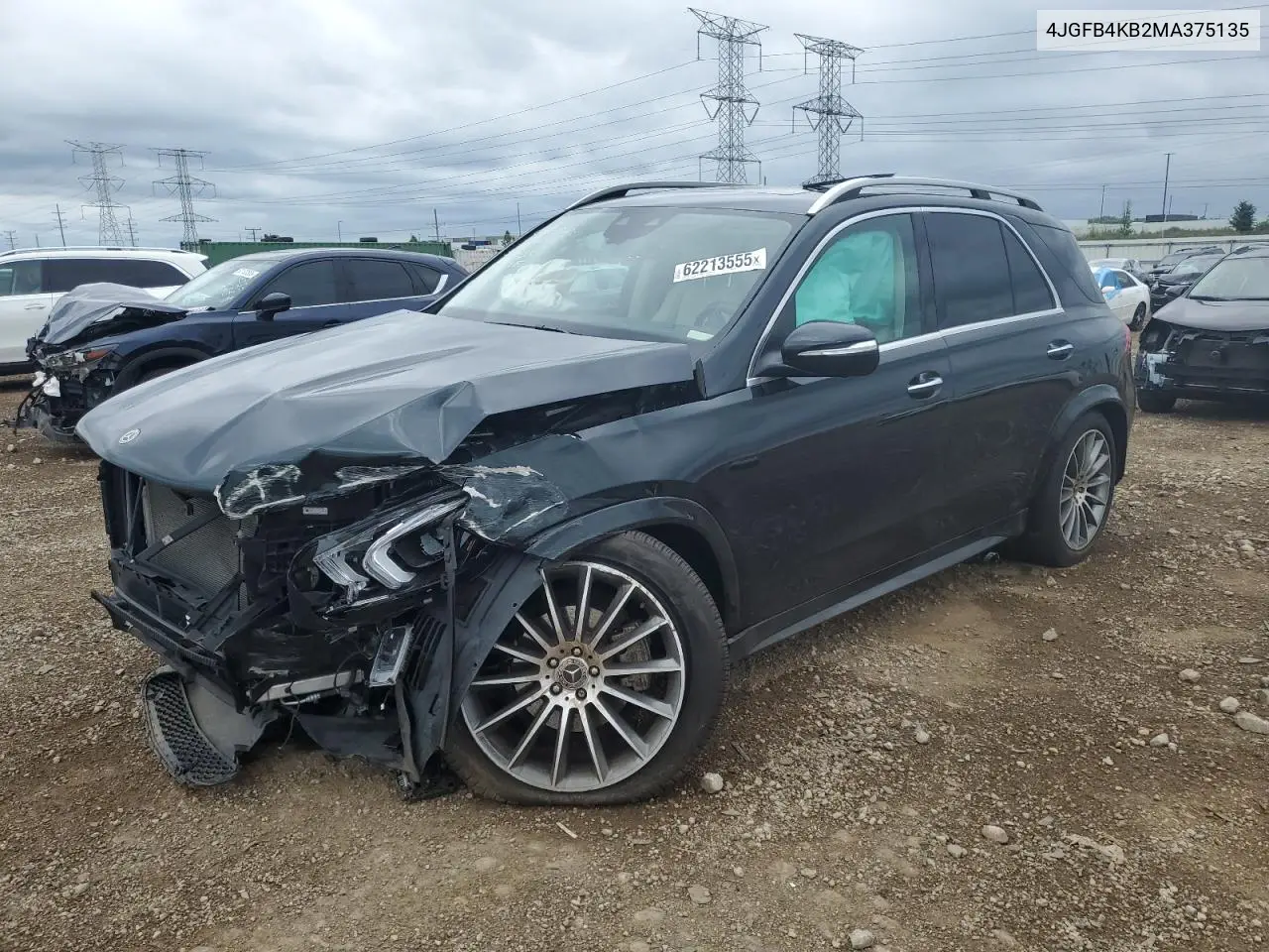 2021 Mercedes-Benz Gle 350 4Matic VIN: 4JGFB4KB2MA375135 Lot: 62213555
