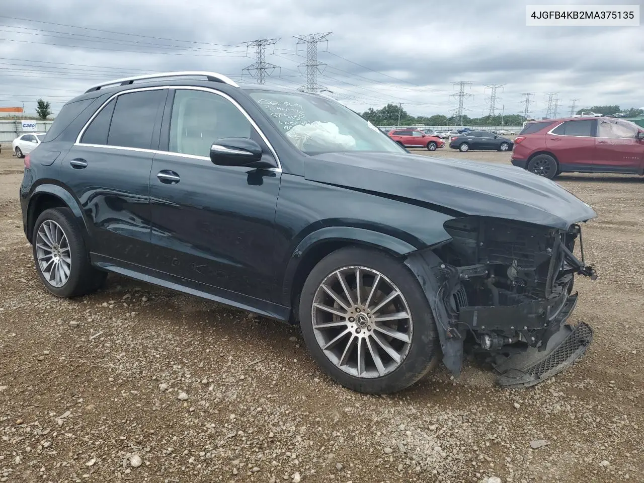 2021 Mercedes-Benz Gle 350 4Matic VIN: 4JGFB4KB2MA375135 Lot: 62213555