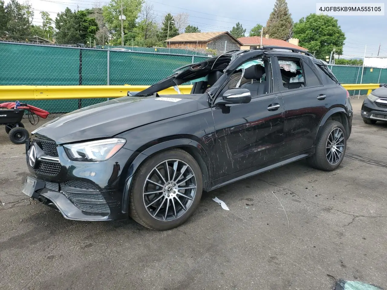 2021 Mercedes-Benz Gle 450 4Matic VIN: 4JGFB5KB9MA555105 Lot: 64255695