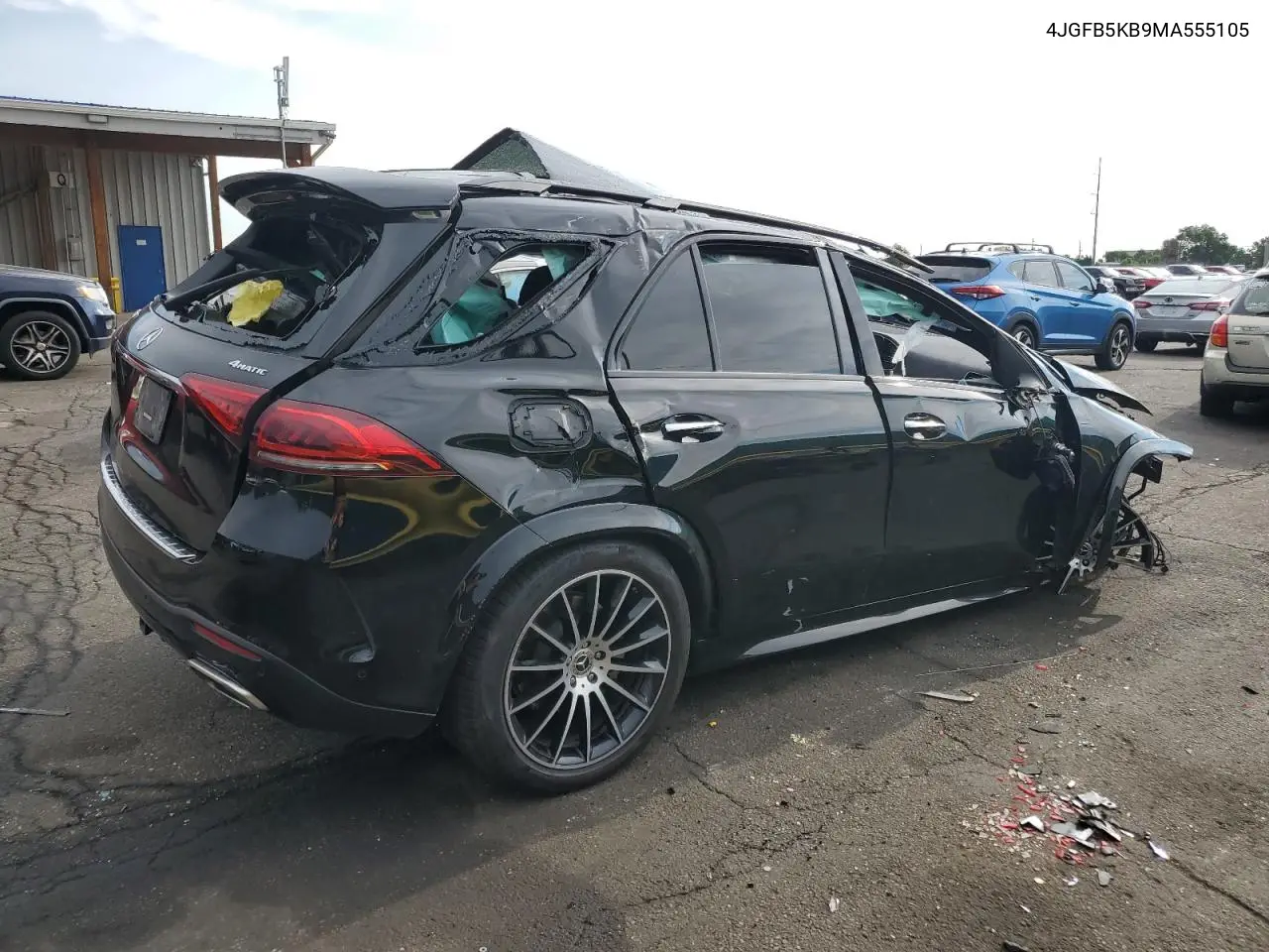 2021 Mercedes-Benz Gle 450 4Matic VIN: 4JGFB5KB9MA555105 Lot: 64255695