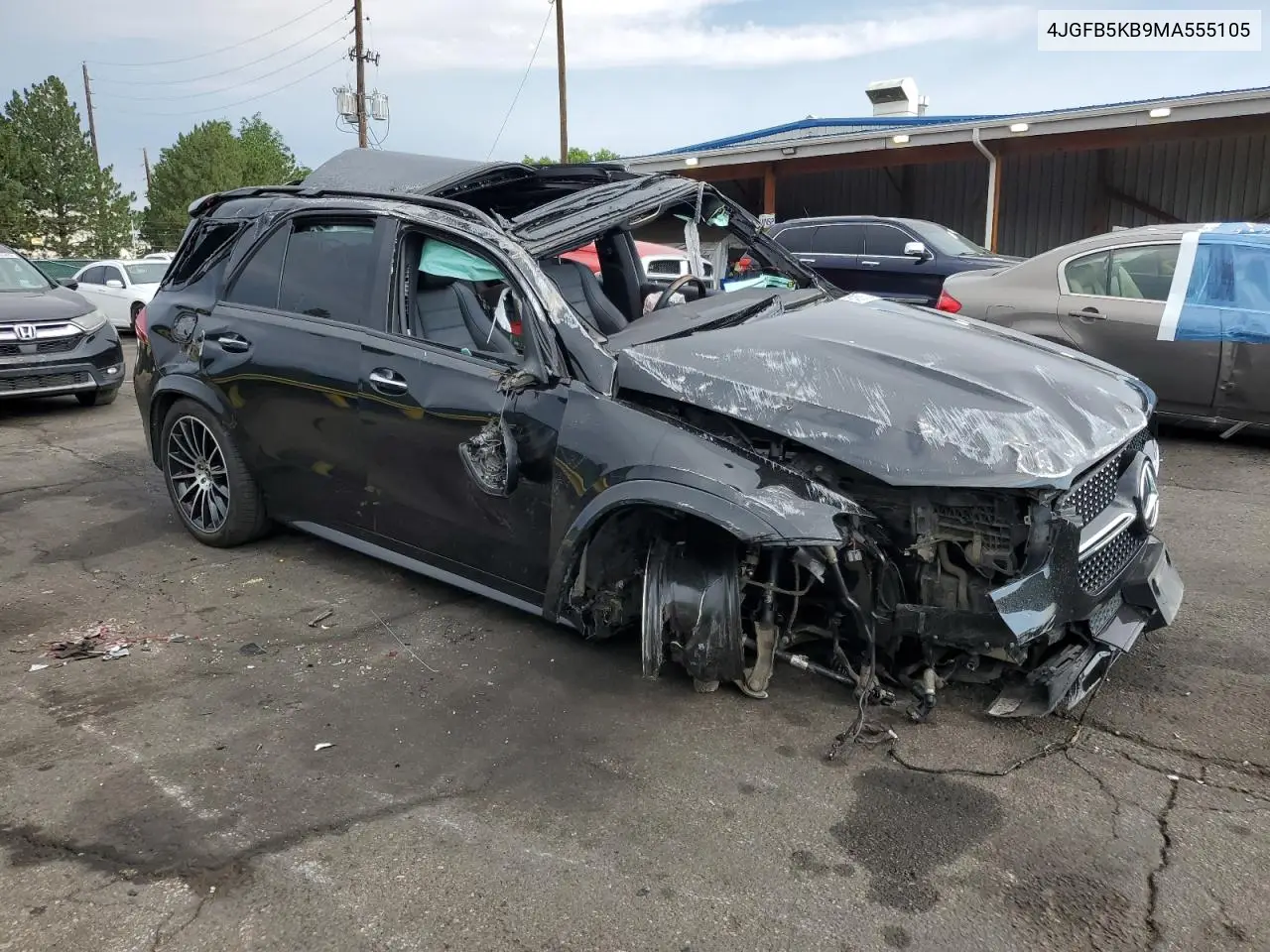 2021 Mercedes-Benz Gle 450 4Matic VIN: 4JGFB5KB9MA555105 Lot: 64255695