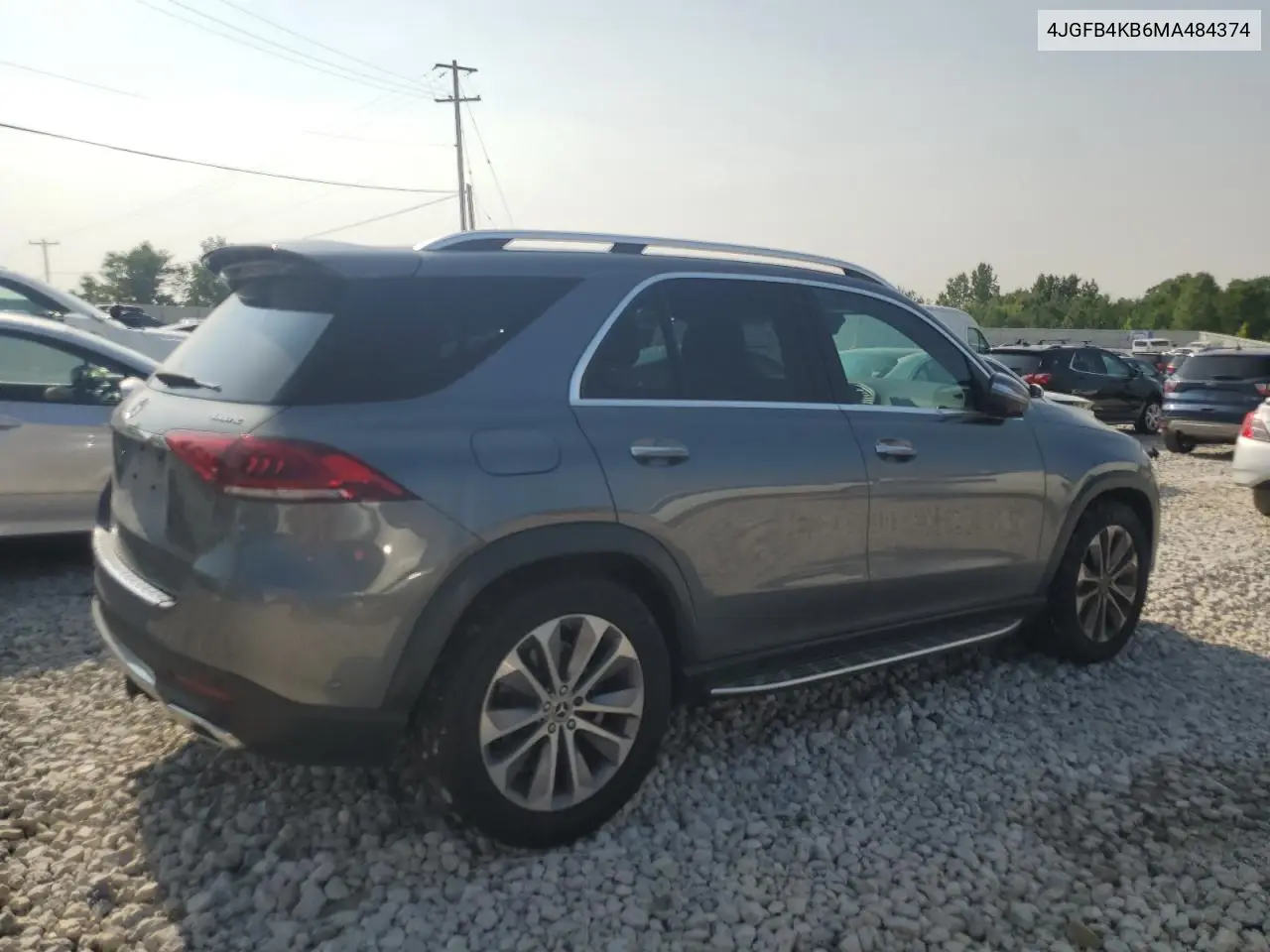 2021 Mercedes-Benz Gle 350 4Matic VIN: 4JGFB4KB6MA484374 Lot: 64558695