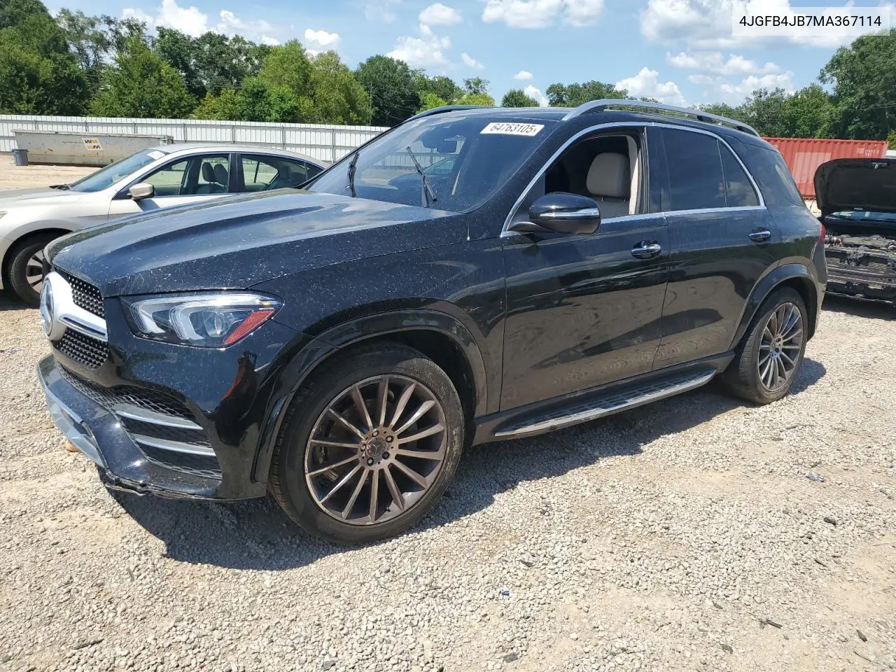 2021 Mercedes-Benz Gle 350 VIN: 4JGFB4JB7MA367114 Lot: 64763105