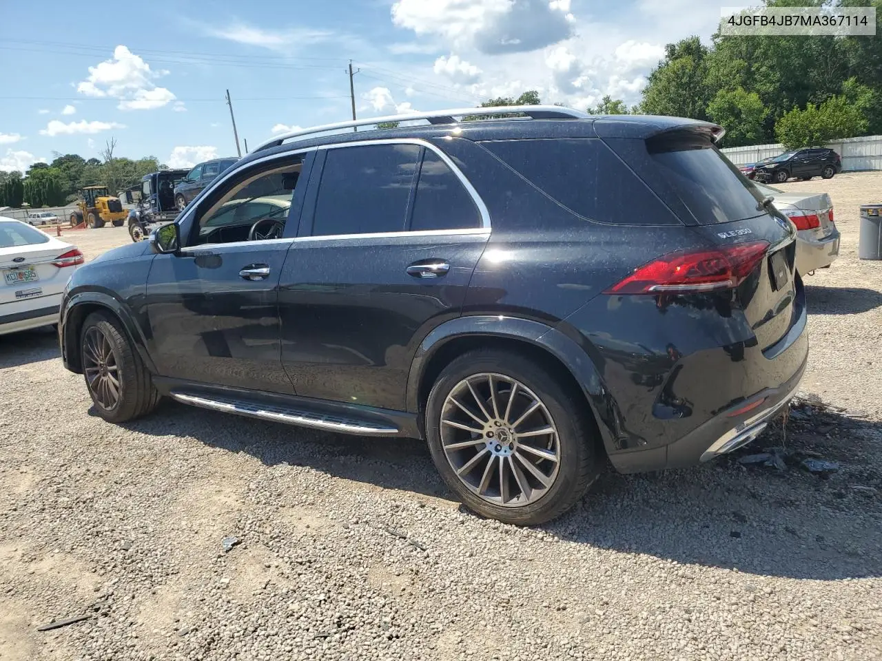 2021 Mercedes-Benz Gle 350 VIN: 4JGFB4JB7MA367114 Lot: 64763105