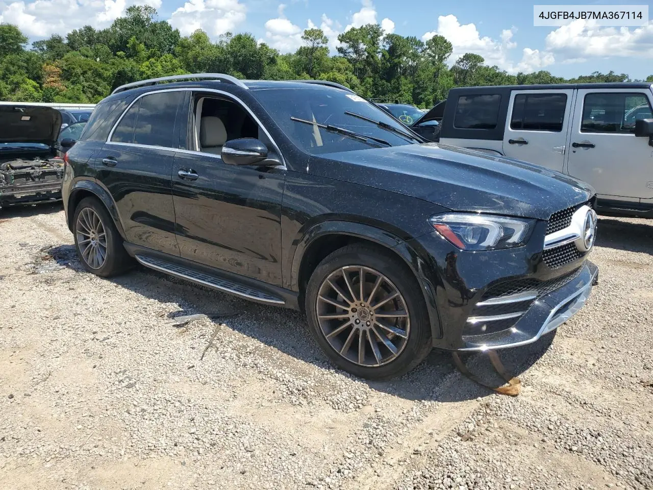 2021 Mercedes-Benz Gle 350 VIN: 4JGFB4JB7MA367114 Lot: 64763105