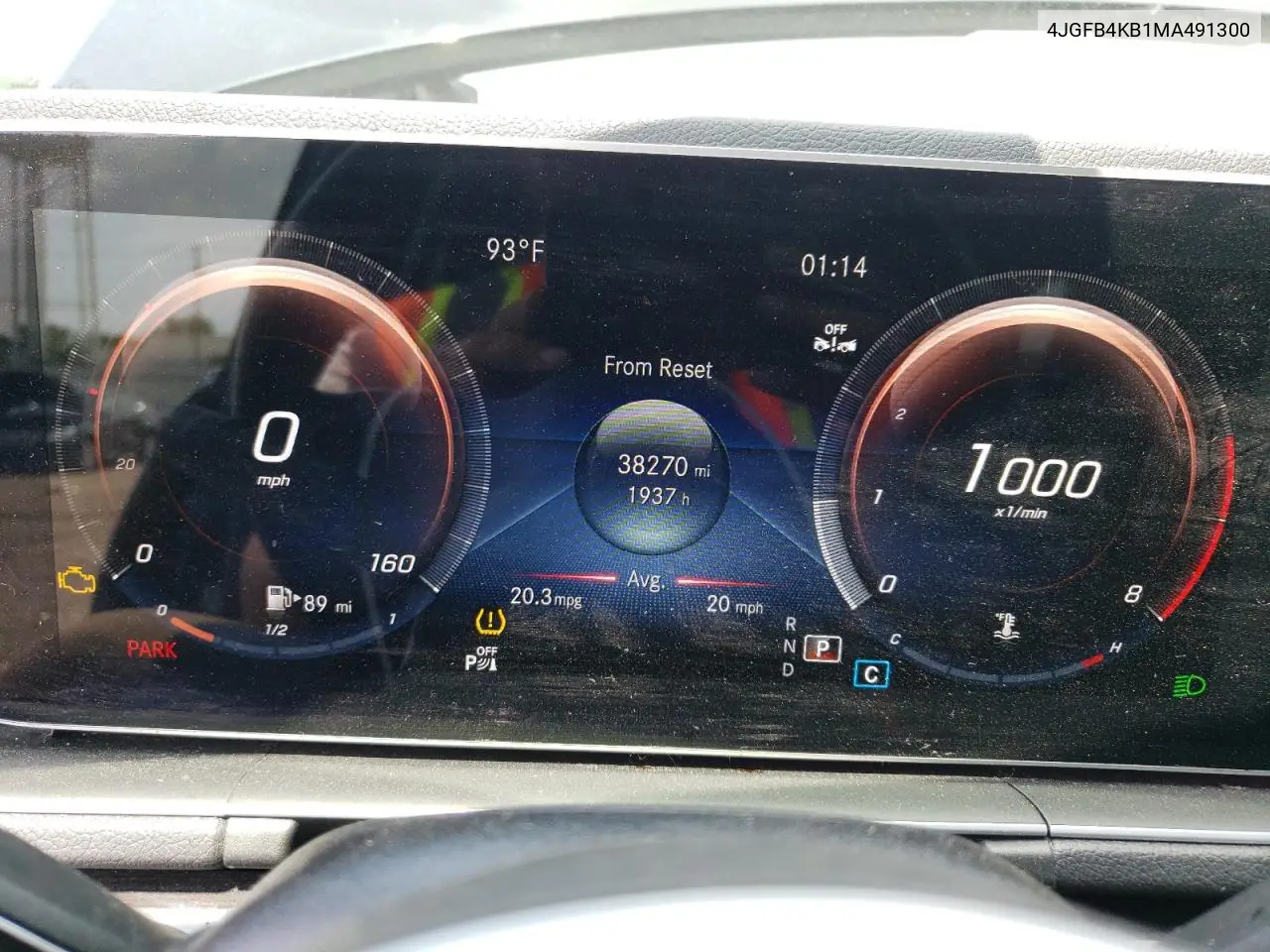2021 Mercedes-Benz Gle 350 4Matic VIN: 4JGFB4KB1MA491300 Lot: 65695795