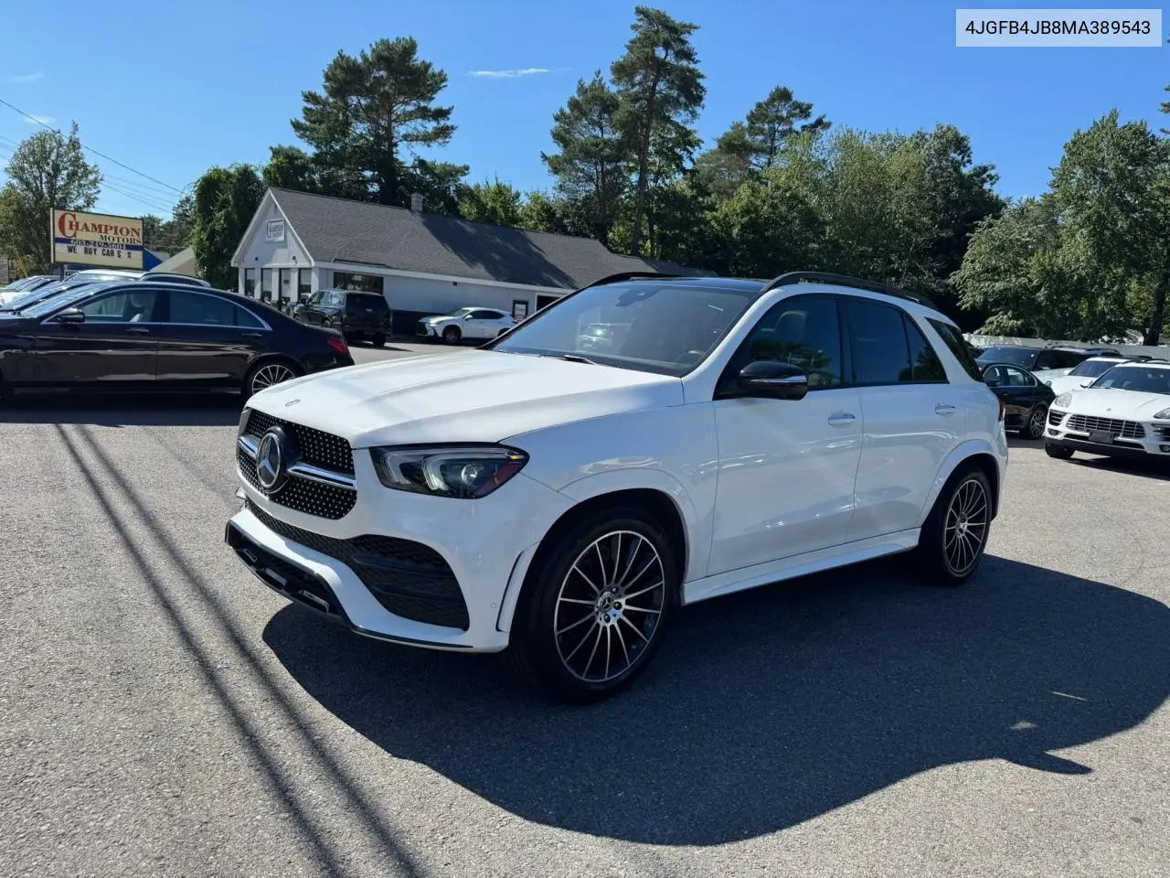 2021 Mercedes-Benz Gle 350 VIN: 4JGFB4JB8MA389543 Lot: 65825465