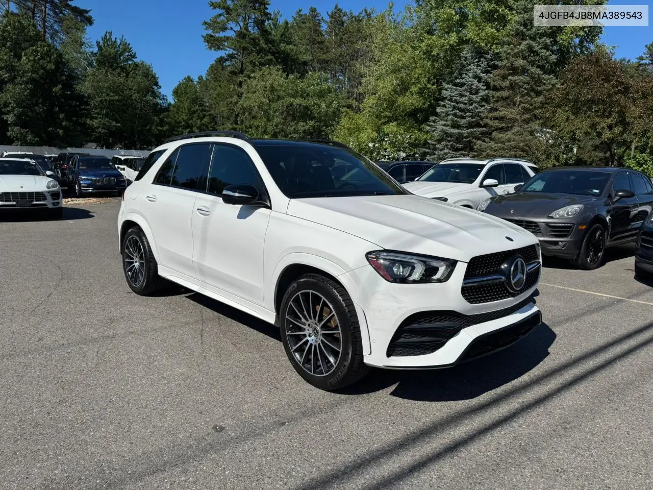 2021 Mercedes-Benz Gle 350 VIN: 4JGFB4JB8MA389543 Lot: 65825465