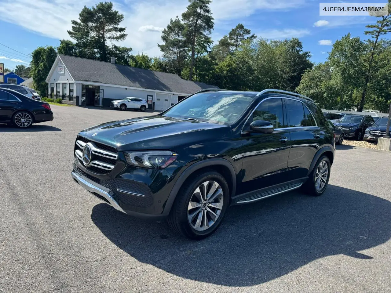 2021 Mercedes-Benz Gle 350 VIN: 4JGFB4JE5MA386626 Lot: 66207905
