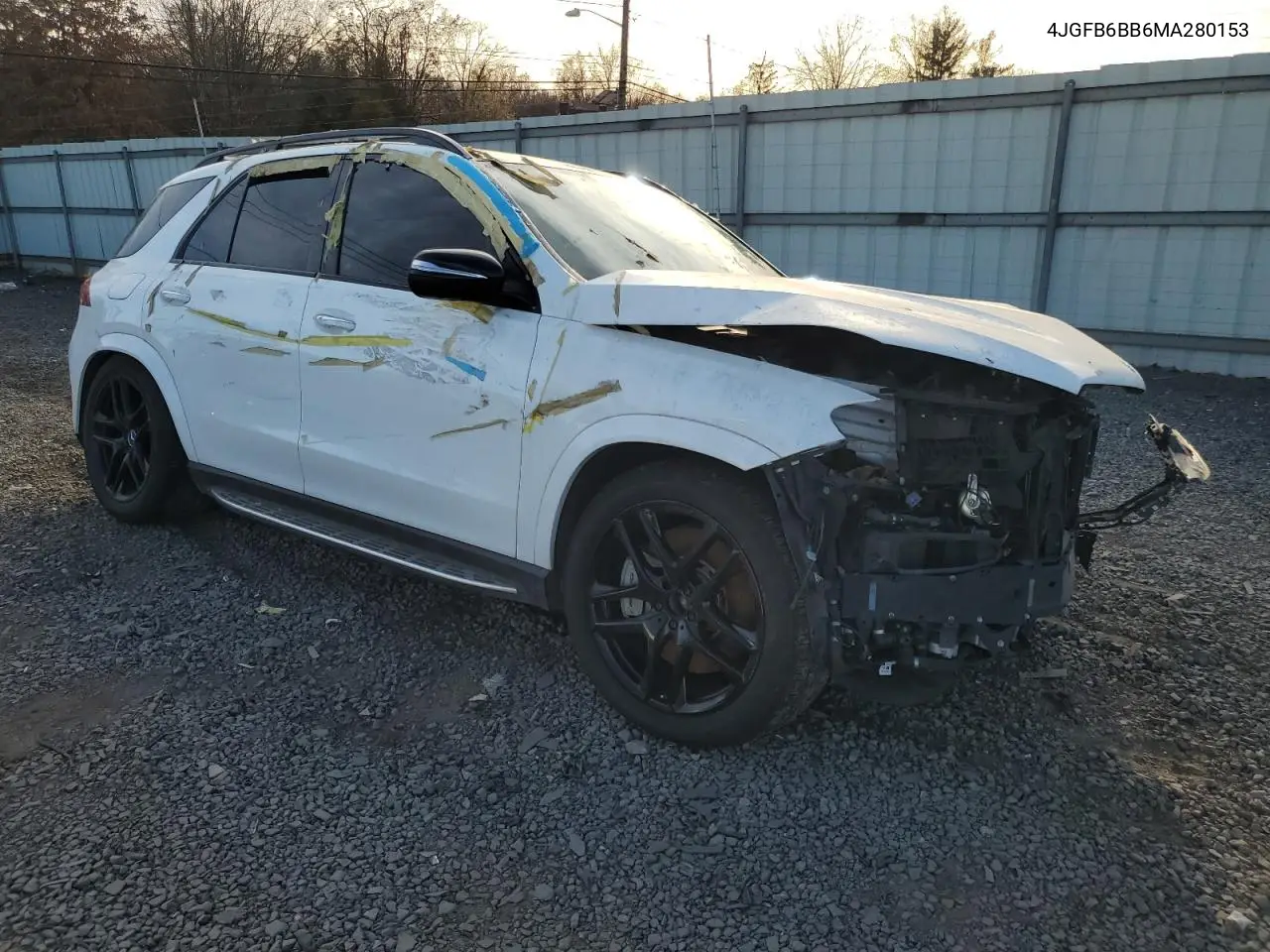 2021 Mercedes-Benz Gle Amg 53 4Matic VIN: 4JGFB6BB6MA280153 Lot: 79913584