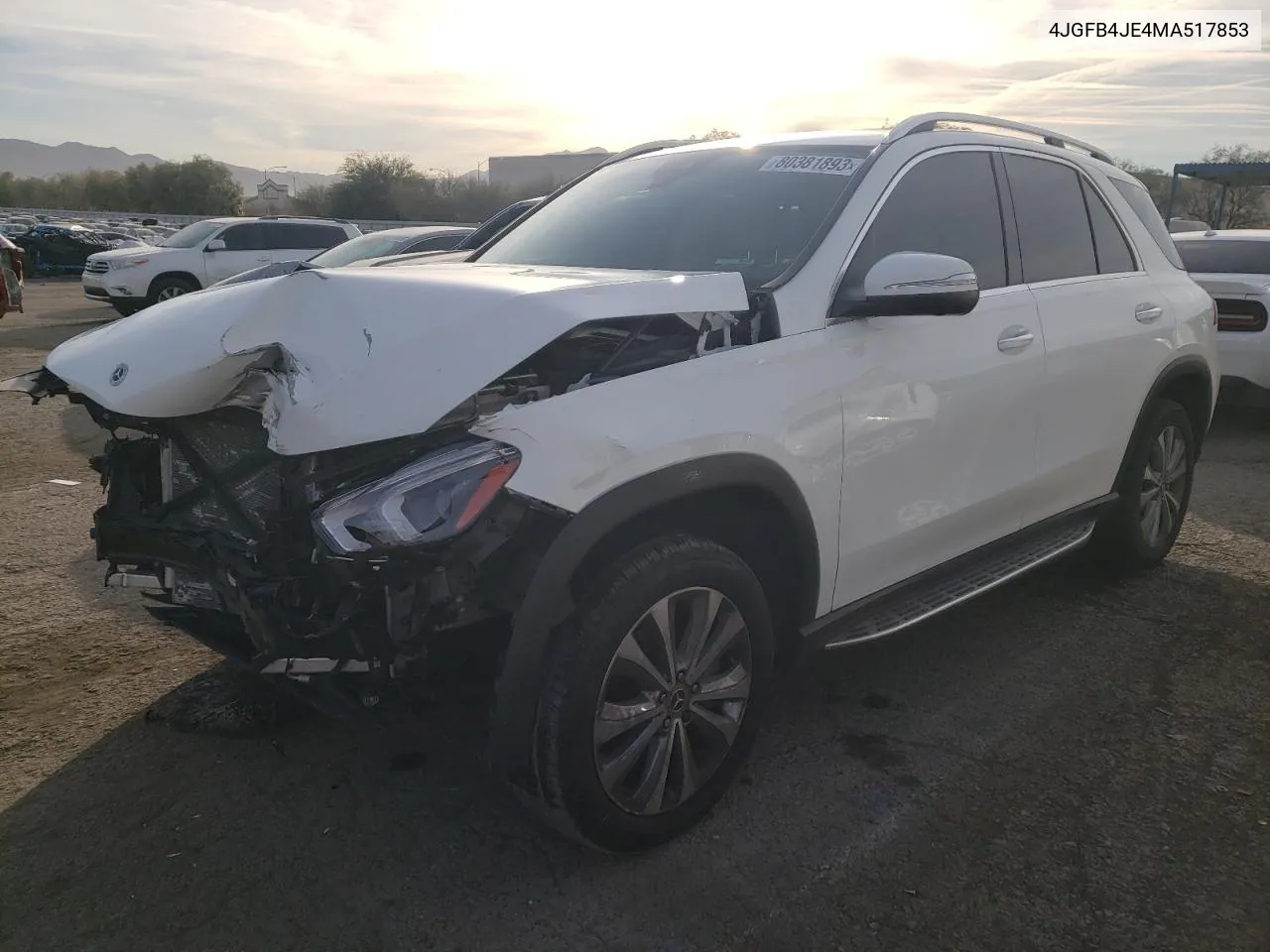 2021 Mercedes-Benz Gle 350 VIN: 4JGFB4JE4MA517853 Lot: 80381893