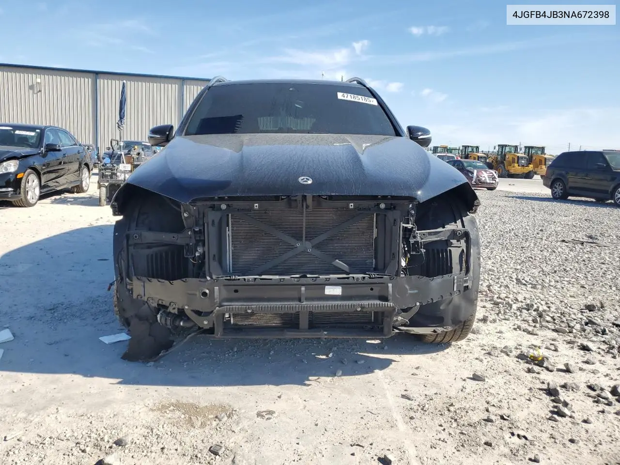 2022 Mercedes-Benz Gle 350 VIN: 4JGFB4JB3NA672398 Lot: 47185185
