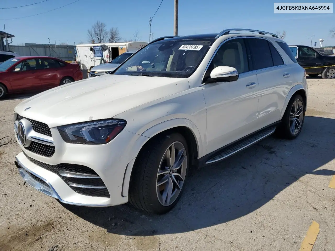 2022 Mercedes-Benz Gle 450 4Matic VIN: 4JGFB5KBXNA645994 Lot: 50498785