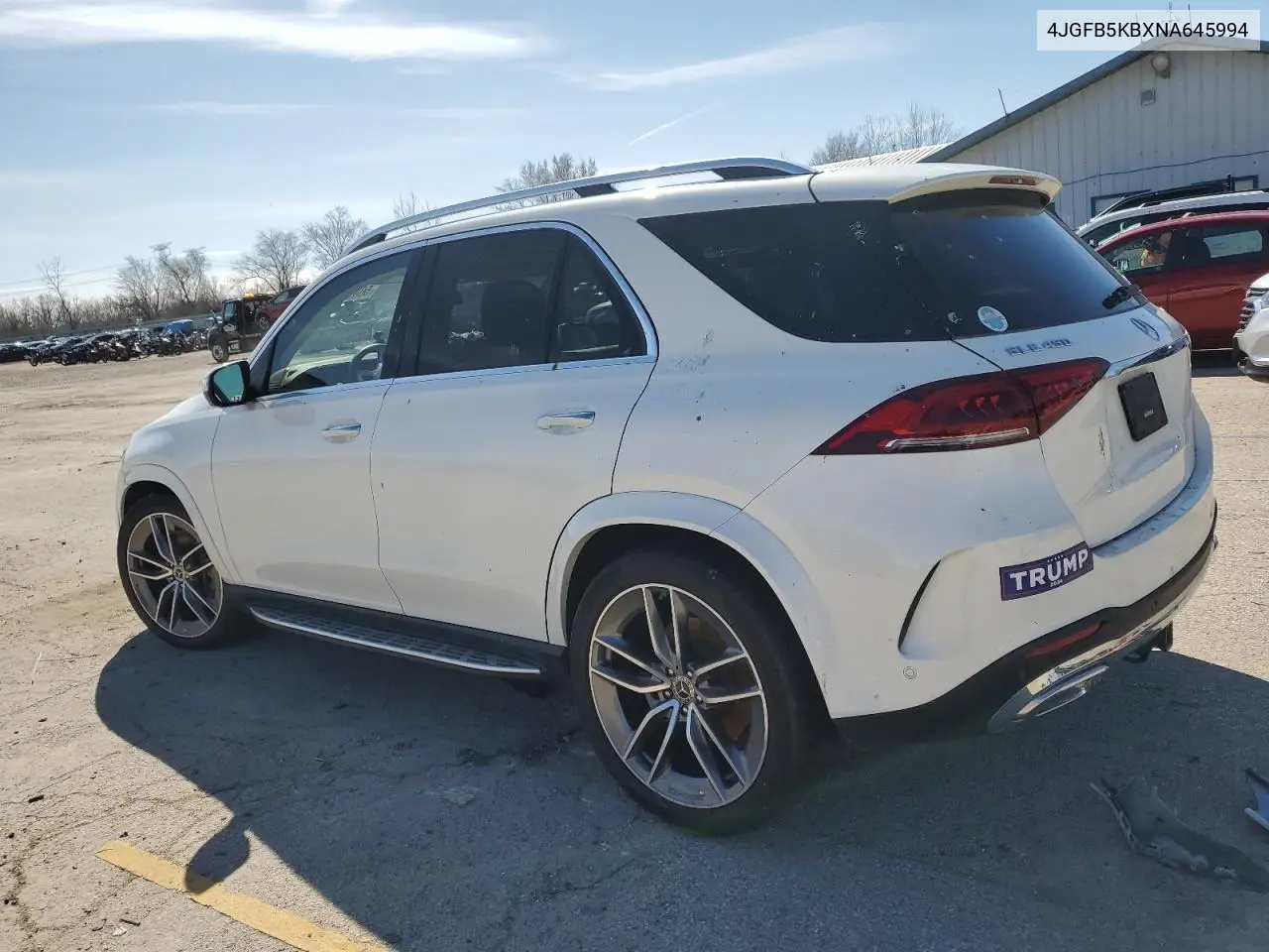 2022 Mercedes-Benz Gle 450 4Matic VIN: 4JGFB5KBXNA645994 Lot: 50498785