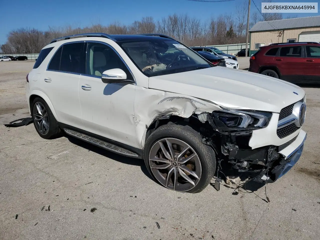 2022 Mercedes-Benz Gle 450 4Matic VIN: 4JGFB5KBXNA645994 Lot: 50498785