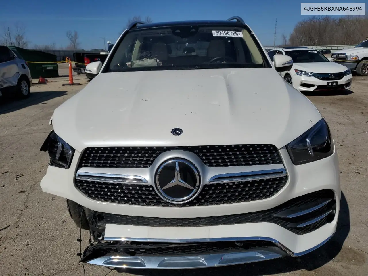 2022 Mercedes-Benz Gle 450 4Matic VIN: 4JGFB5KBXNA645994 Lot: 50498785