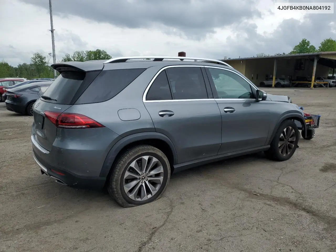 2022 Mercedes-Benz Gle 350 4Matic VIN: 4JGFB4KB0NA804192 Lot: 56150265