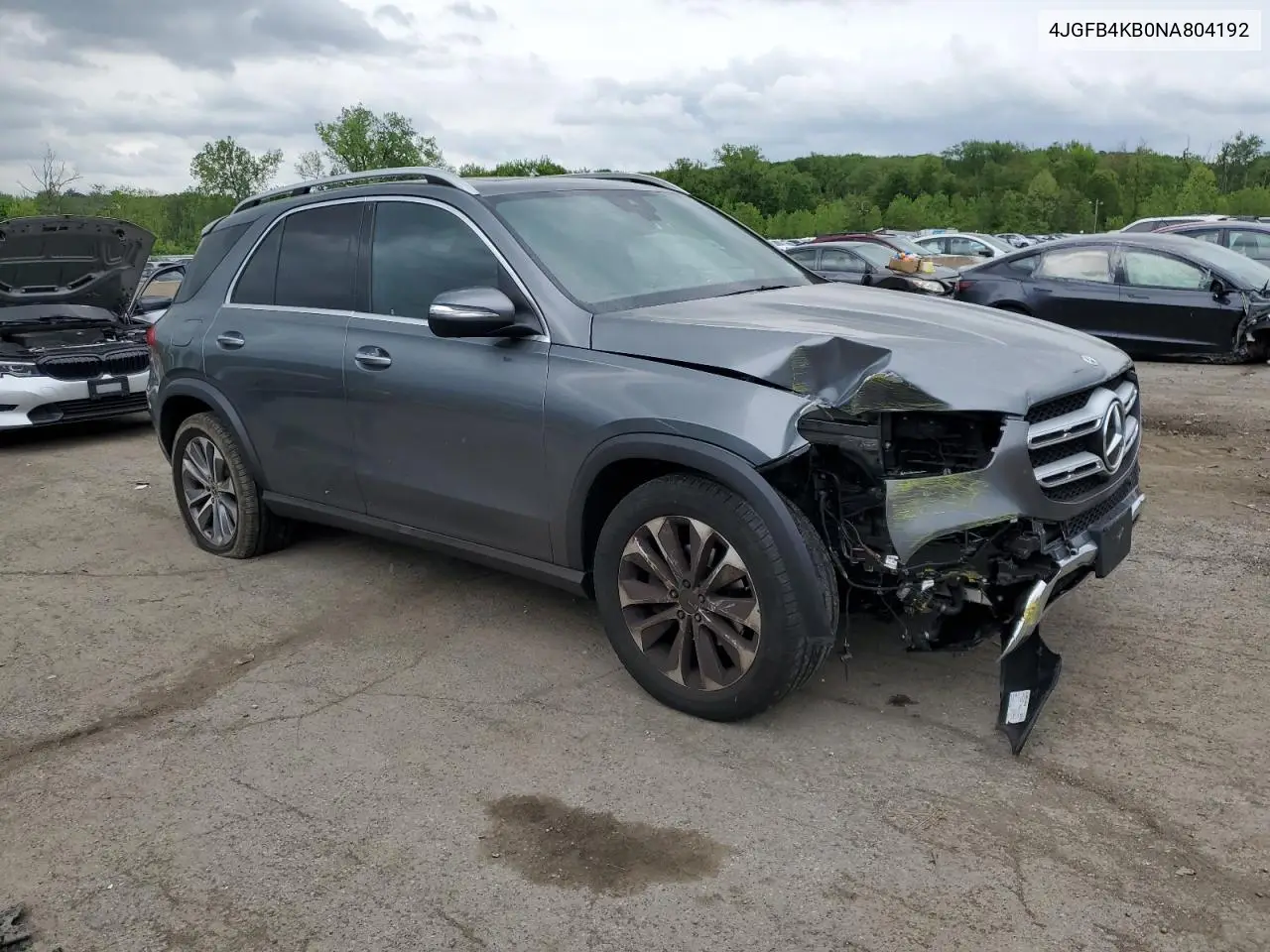 2022 Mercedes-Benz Gle 350 4Matic VIN: 4JGFB4KB0NA804192 Lot: 56150265