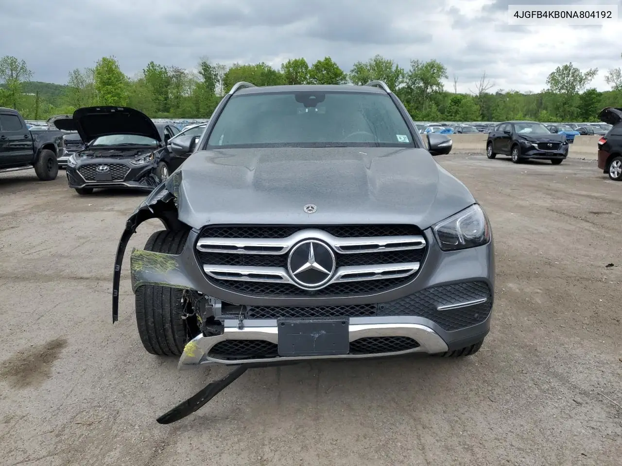 2022 Mercedes-Benz Gle 350 4Matic VIN: 4JGFB4KB0NA804192 Lot: 56150265