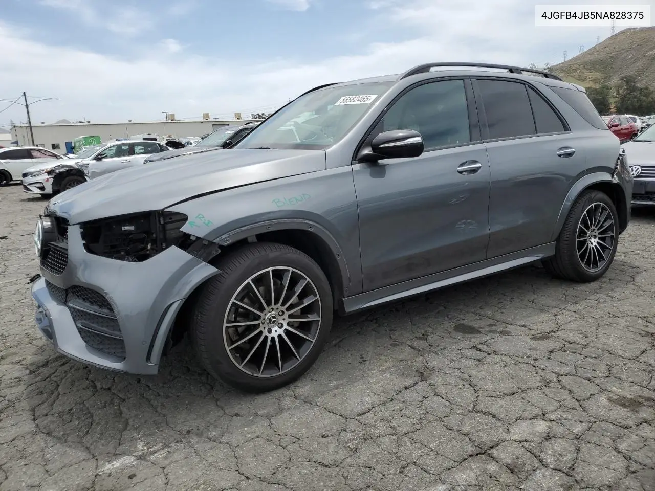 2022 Mercedes-Benz Gle 350 VIN: 4JGFB4JB5NA828375 Lot: 56582465