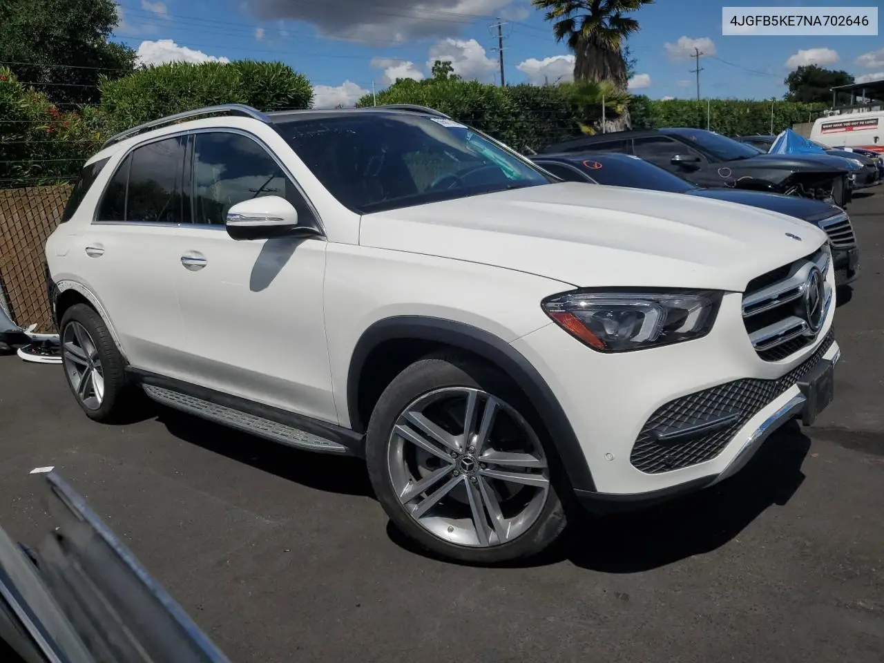 2022 Mercedes-Benz Gle 450 4Matic VIN: 4JGFB5KE7NA702646 Lot: 56687745