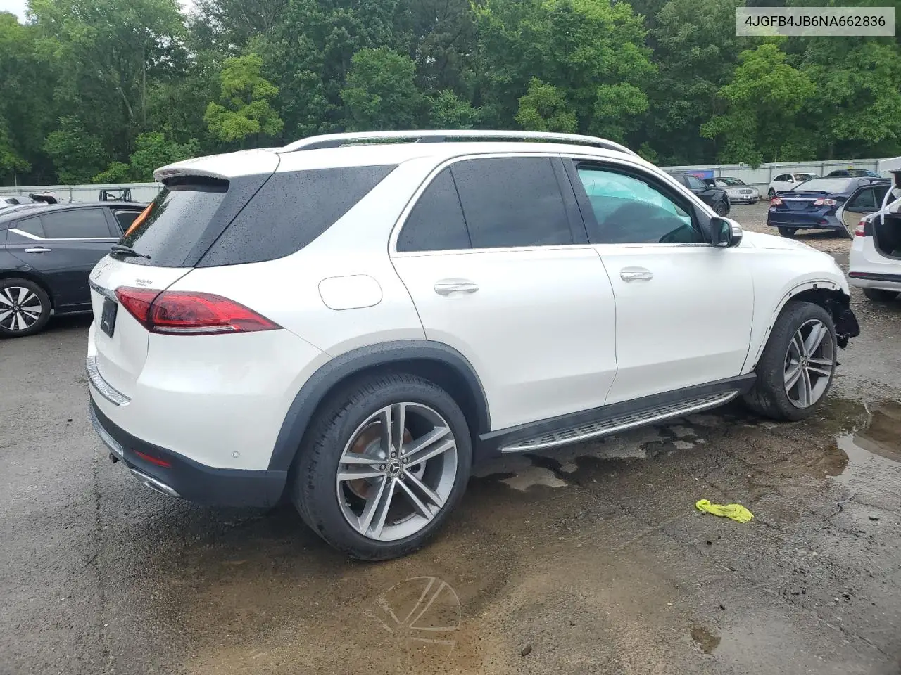 2022 Mercedes-Benz Gle 350 VIN: 4JGFB4JB6NA662836 Lot: 58397305