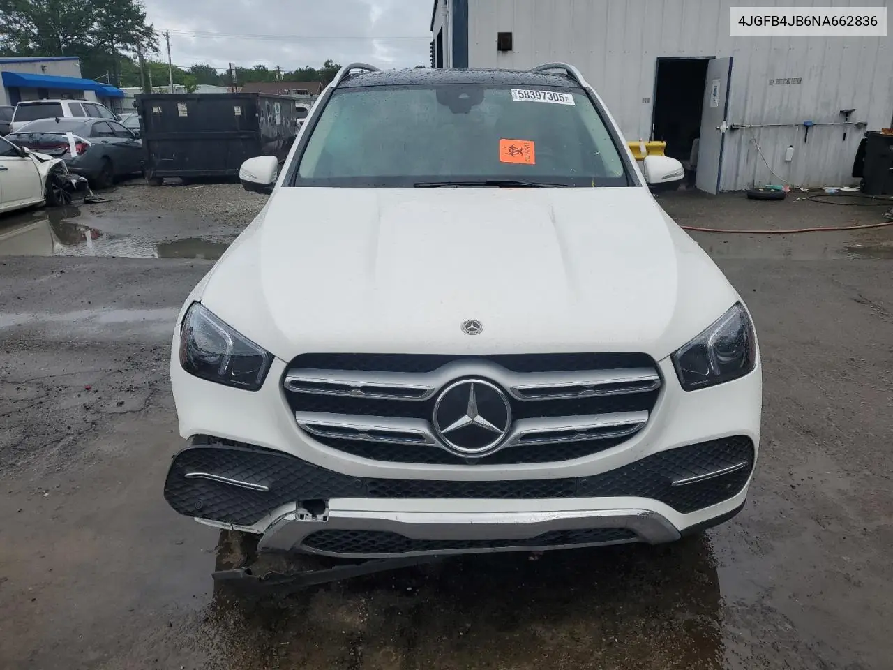 2022 Mercedes-Benz Gle 350 VIN: 4JGFB4JB6NA662836 Lot: 58397305