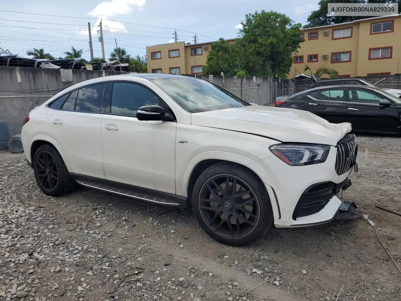 2022 Mercedes-Benz Gle Coupe Amg 53 4Matic VIN: 4JGFD6BB0NA829339 Lot: 58669565