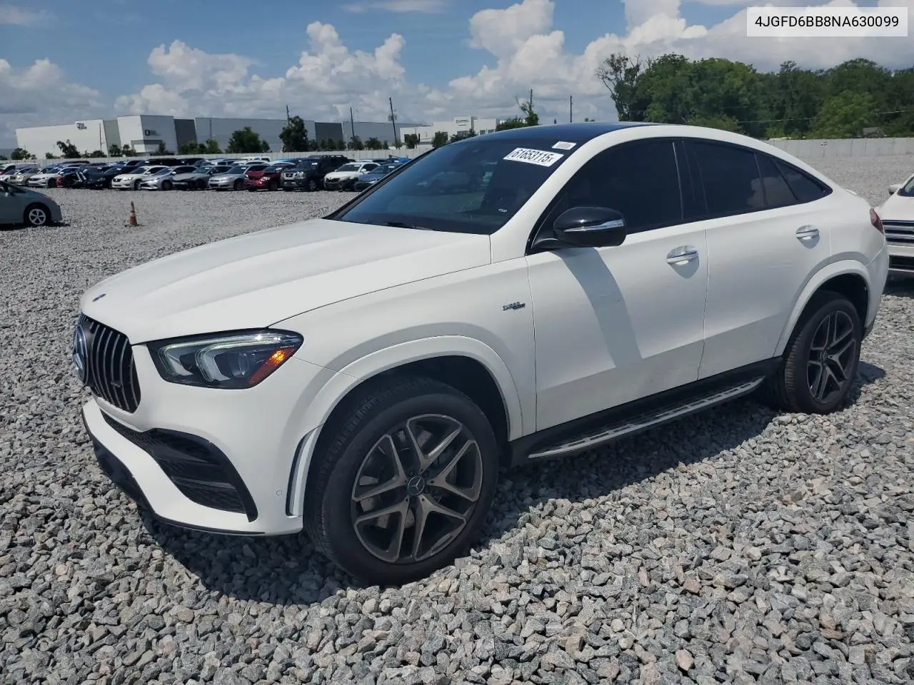 2022 Mercedes-Benz Gle Coupe Amg 53 4Matic VIN: 4JGFD6BB8NA630099 Lot: 61653115