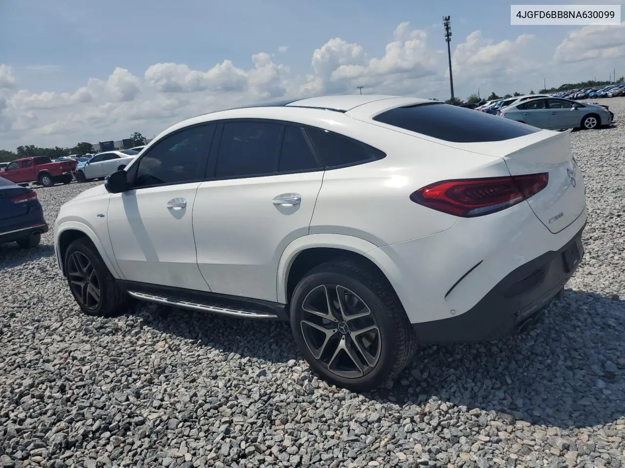 2022 Mercedes-Benz Gle Coupe Amg 53 4Matic VIN: 4JGFD6BB8NA630099 Lot: 61653115