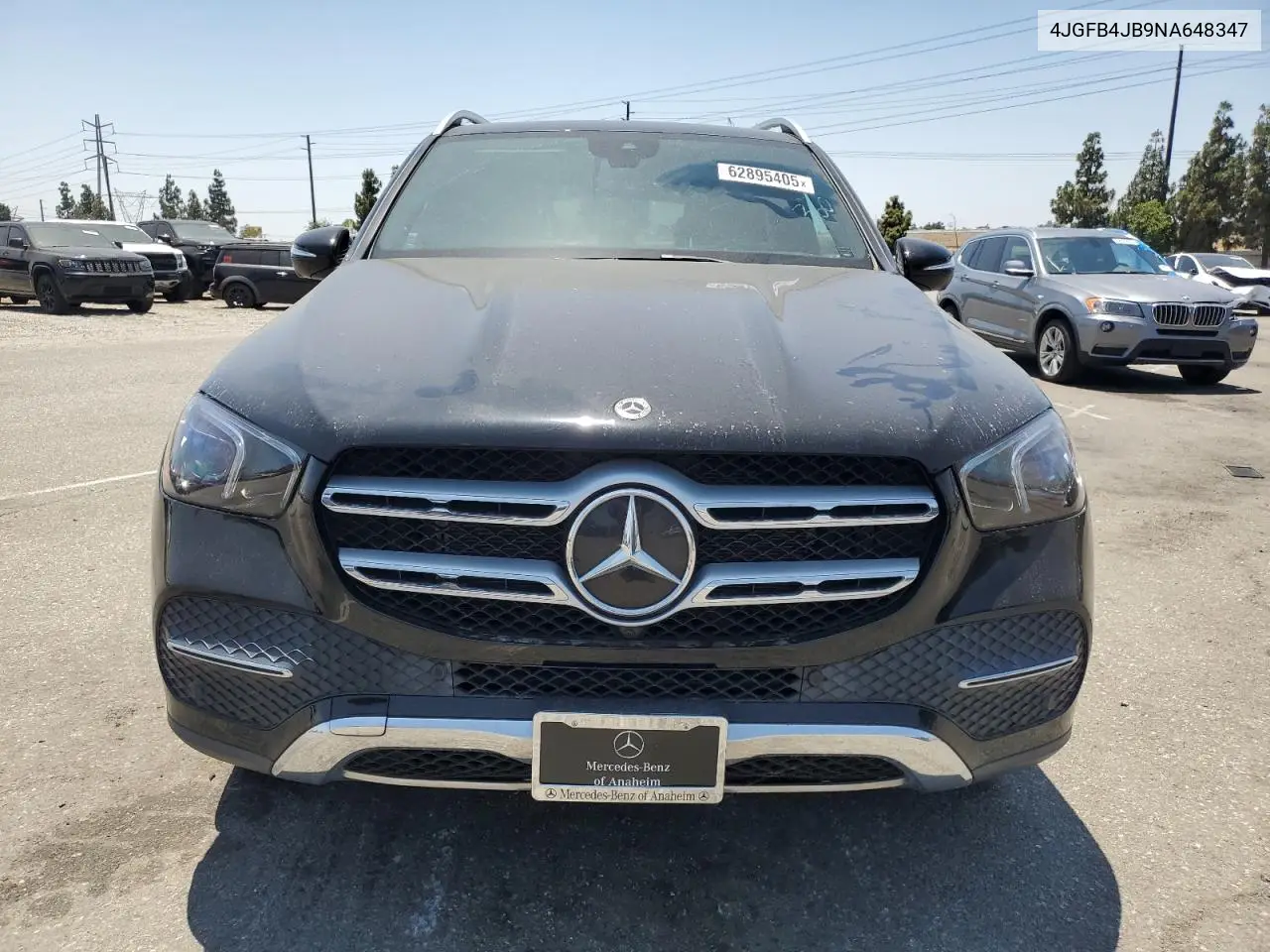 2022 Mercedes-Benz Gle 350 VIN: 4JGFB4JB9NA648347 Lot: 62895405