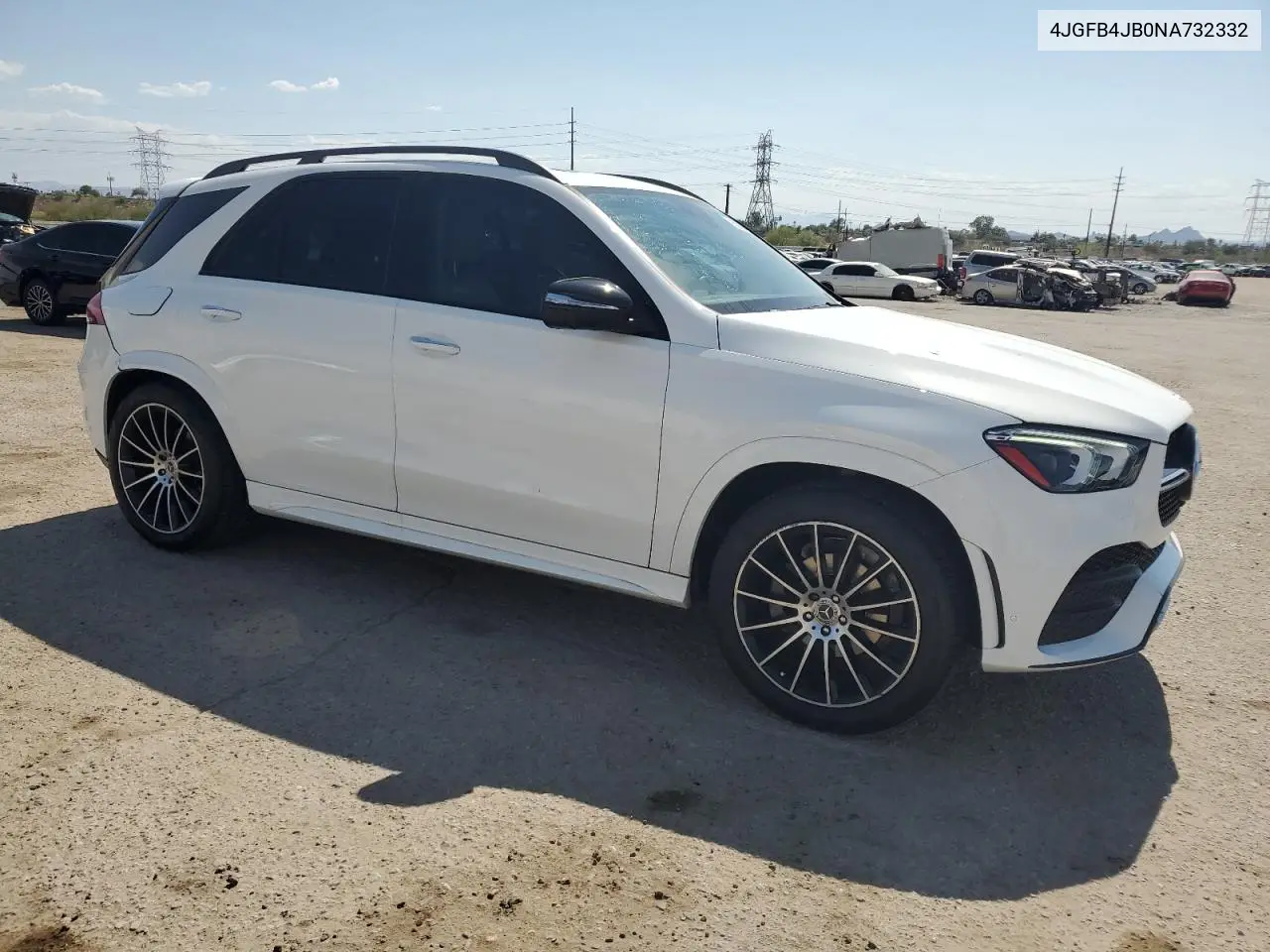 2022 Mercedes-Benz Gle 350 VIN: 4JGFB4JB0NA732332 Lot: 62965955