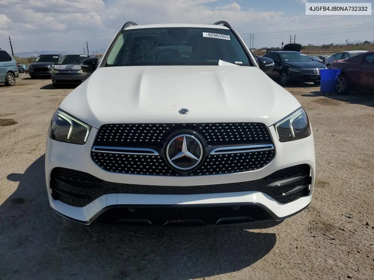 2022 Mercedes-Benz Gle 350 VIN: 4JGFB4JB0NA732332 Lot: 62965955