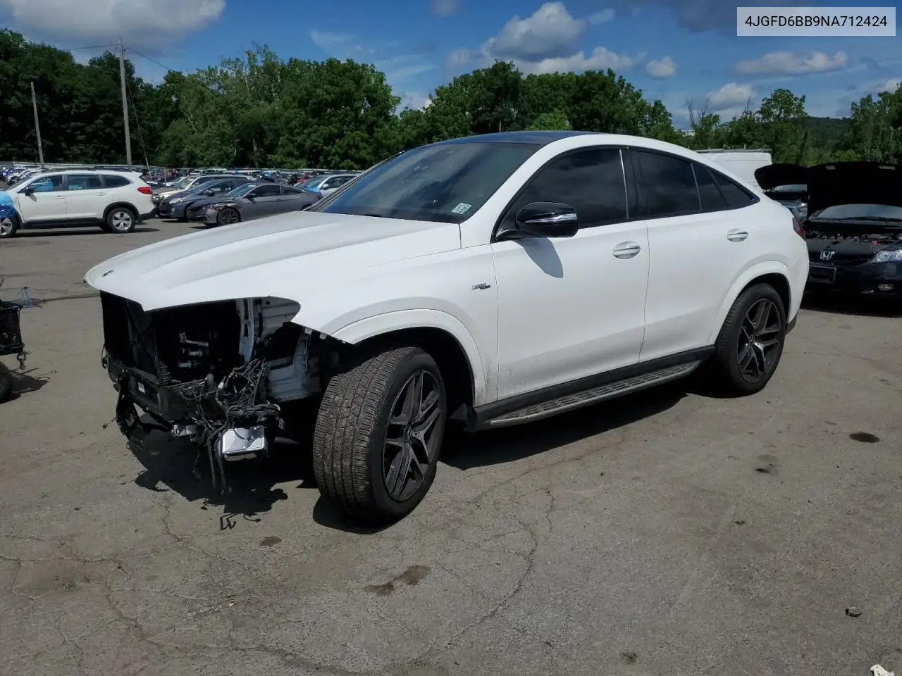 2022 Mercedes-Benz Gle Coupe Amg 53 4Matic VIN: 4JGFD6BB9NA712424 Lot: 63039545