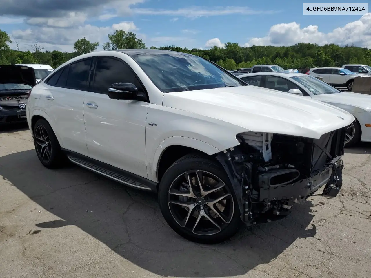 2022 Mercedes-Benz Gle Coupe Amg 53 4Matic VIN: 4JGFD6BB9NA712424 Lot: 63039545
