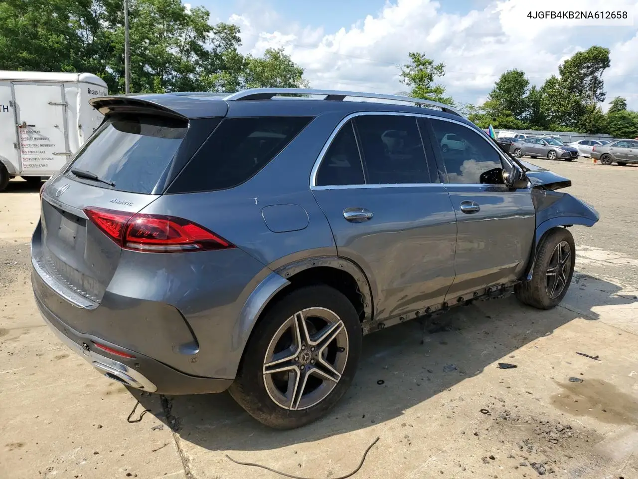 2022 Mercedes-Benz Gle 350 4Matic VIN: 4JGFB4KB2NA612658 Lot: 64404235