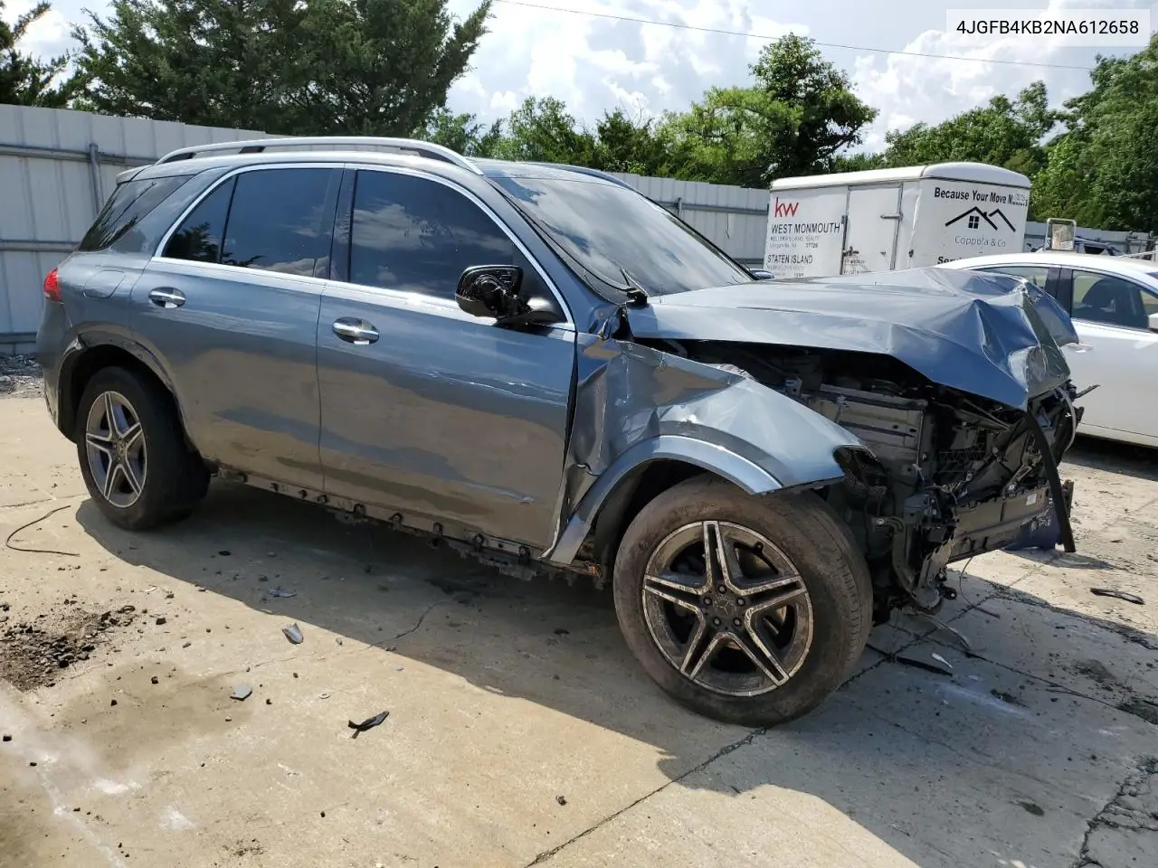 2022 Mercedes-Benz Gle 350 4Matic VIN: 4JGFB4KB2NA612658 Lot: 64404235
