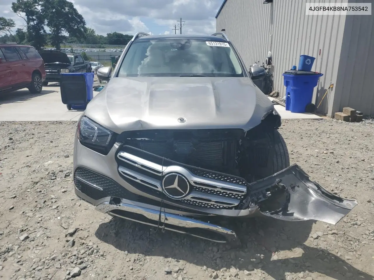 2022 Mercedes-Benz Gle 350 4Matic VIN: 4JGFB4KB8NA753542 Lot: 65131915