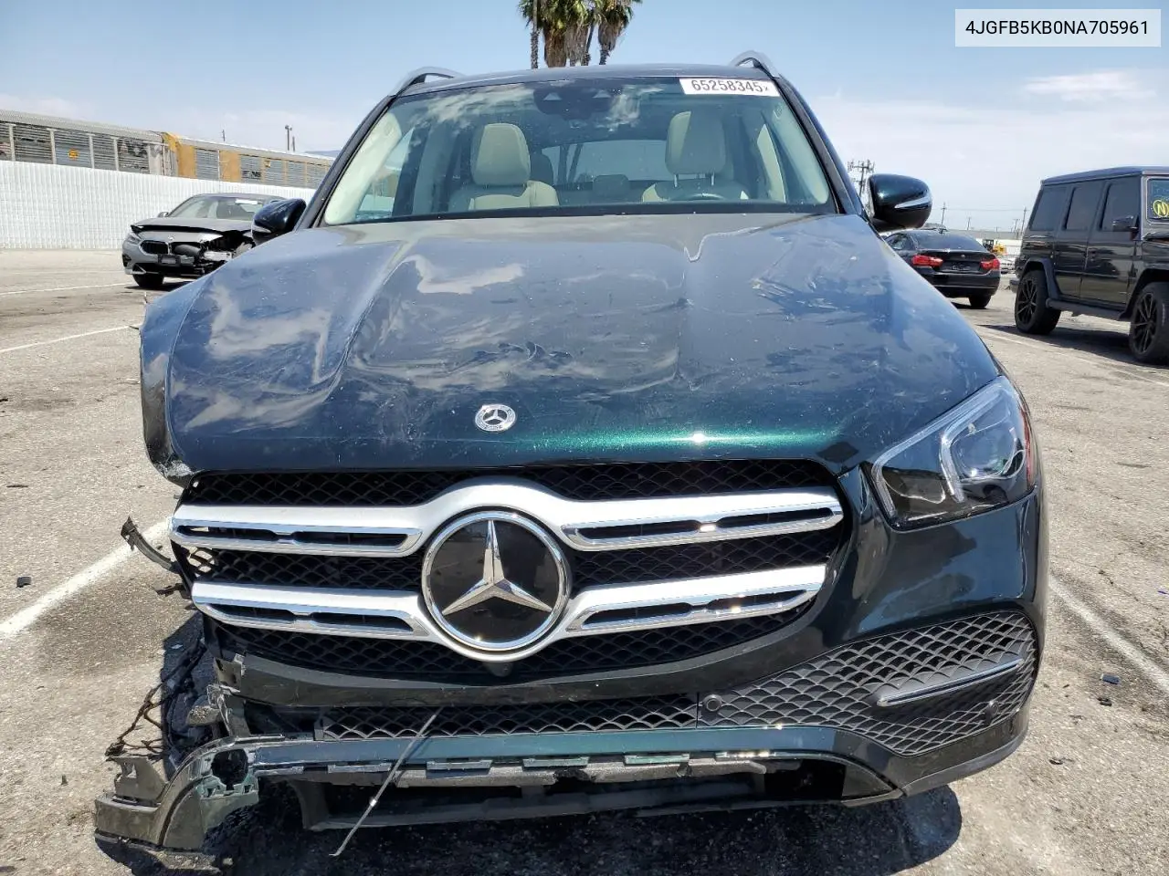 2022 Mercedes-Benz Gle 450 4Matic VIN: 4JGFB5KB0NA705961 Lot: 65258345
