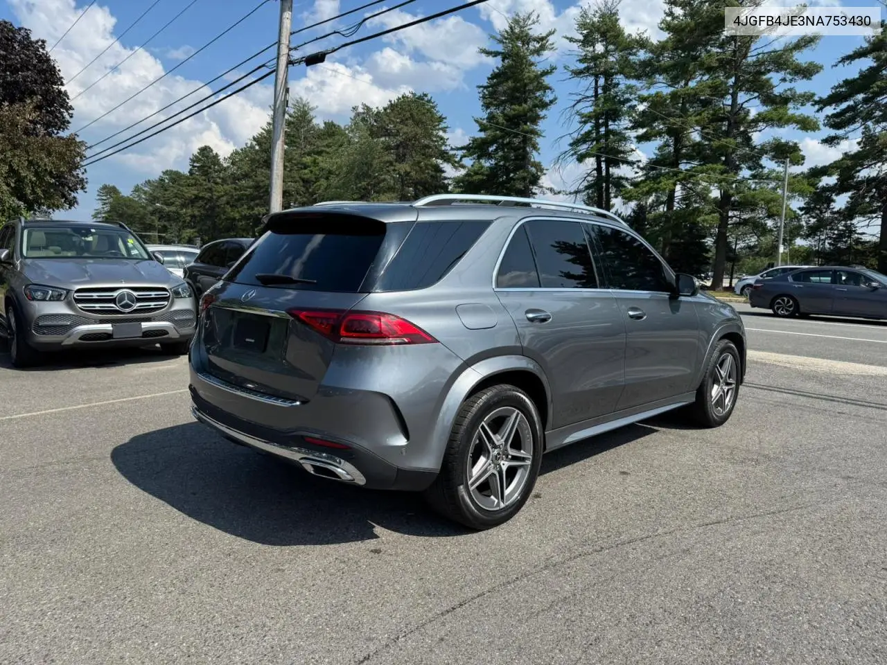 2022 Mercedes-Benz Gle 350 VIN: 4JGFB4JE3NA753430 Lot: 65404275