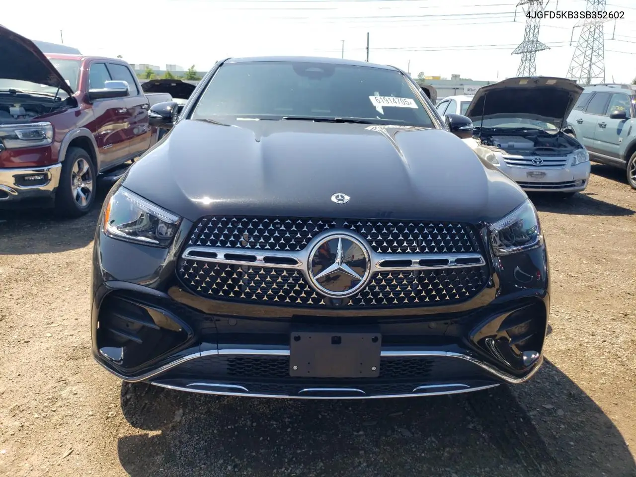 2025 Mercedes-Benz Gle Coupe 450 4Matic VIN: 4JGFD5KB3SB352602 Lot: 61914705