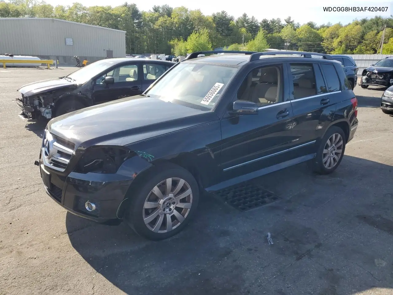 2010 Mercedes-Benz Glk 350 4Matic VIN: WDCGG8HB3AF420407 Lot: 55936065