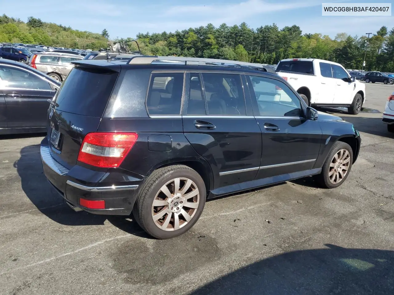 2010 Mercedes-Benz Glk 350 4Matic VIN: WDCGG8HB3AF420407 Lot: 55936065