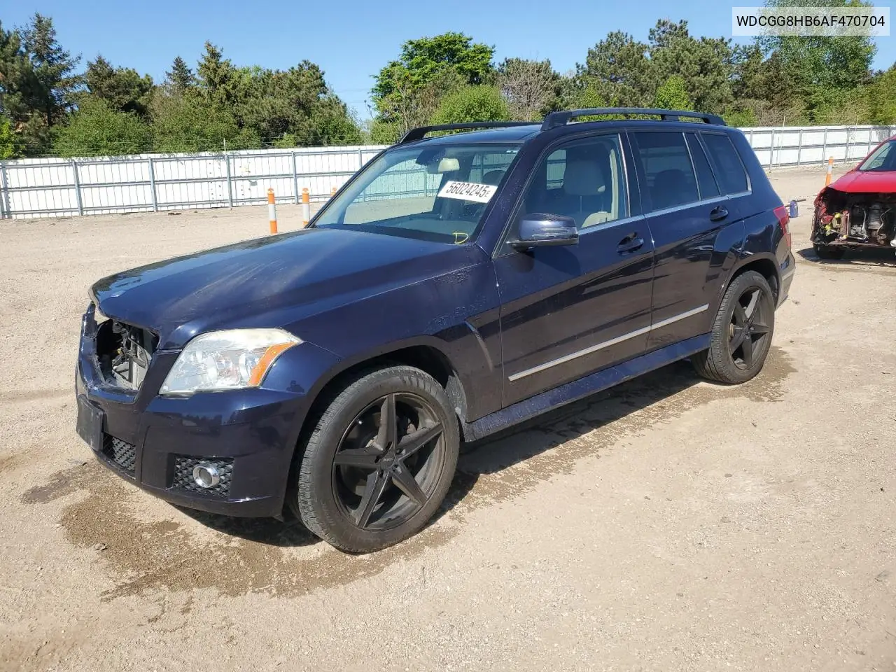 2010 Mercedes-Benz Glk 350 4Matic VIN: WDCGG8HB6AF470704 Lot: 56024245