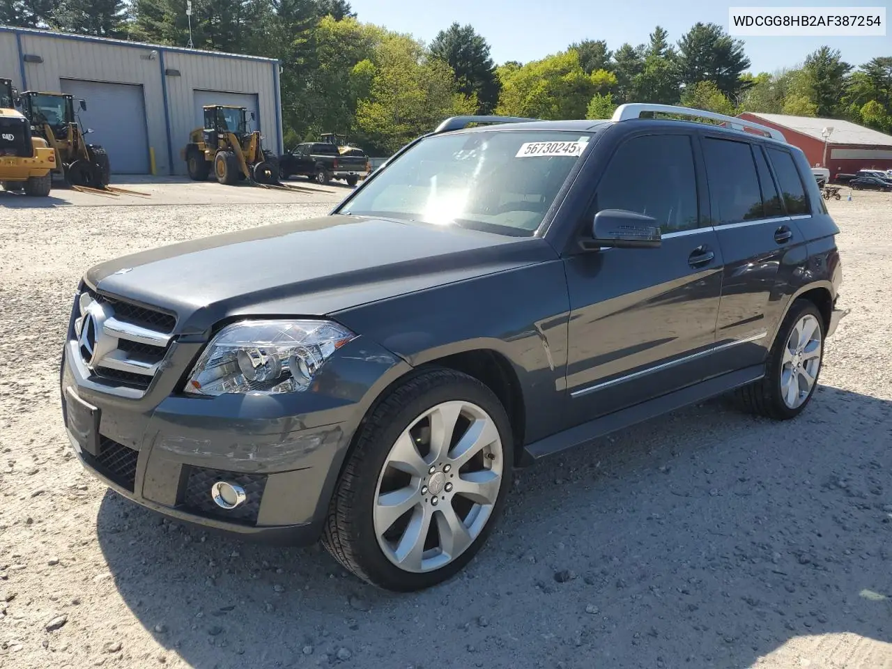 2010 Mercedes-Benz Glk 350 4Matic VIN: WDCGG8HB2AF387254 Lot: 56730245