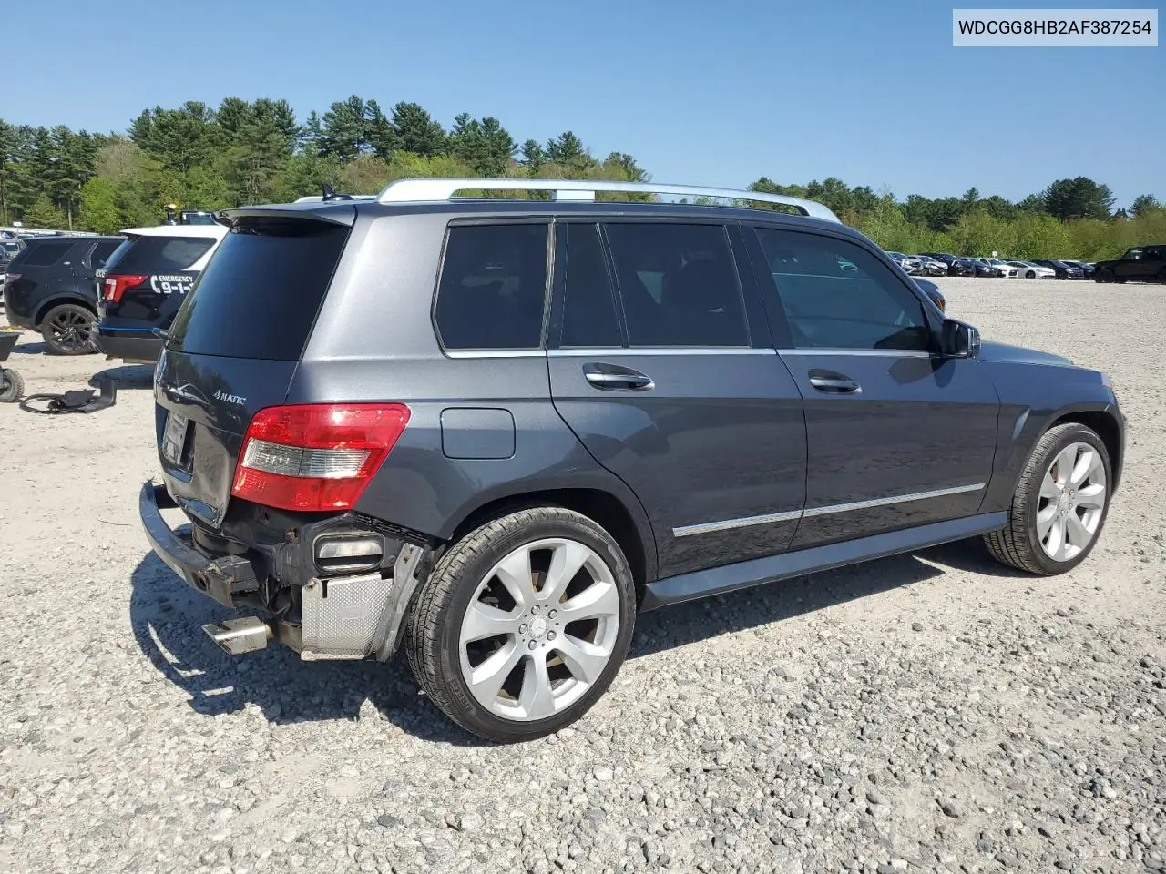 2010 Mercedes-Benz Glk 350 4Matic VIN: WDCGG8HB2AF387254 Lot: 56730245