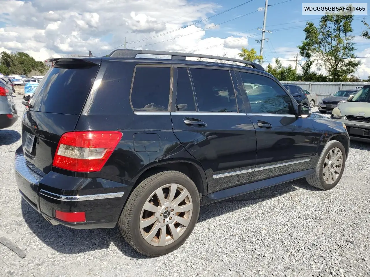 2010 Mercedes-Benz Glk 350 VIN: WDCGG5GB5AF411465 Lot: 62746465