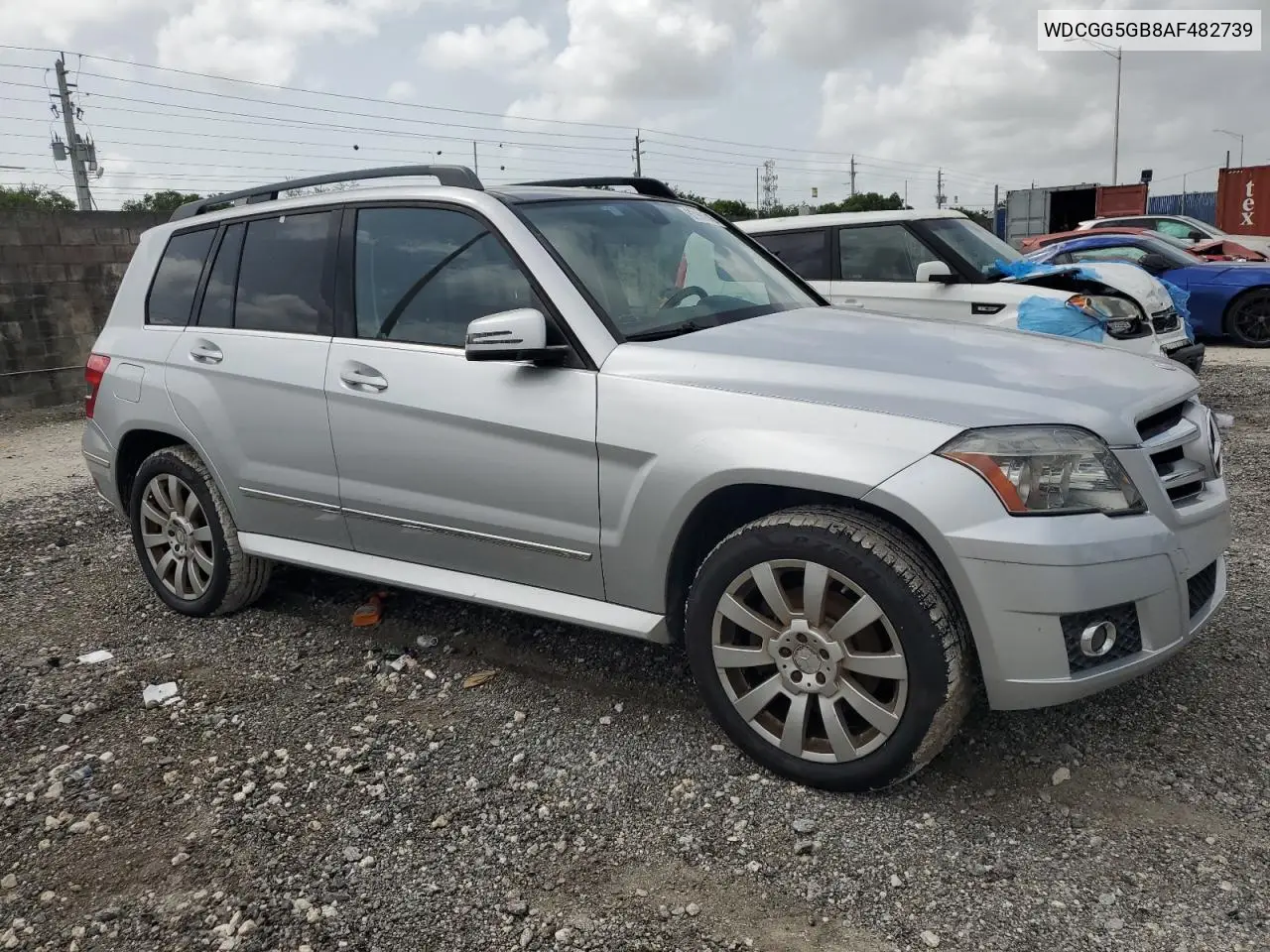 2010 Mercedes-Benz Glk 350 VIN: WDCGG5GB8AF482739 Lot: 62960645
